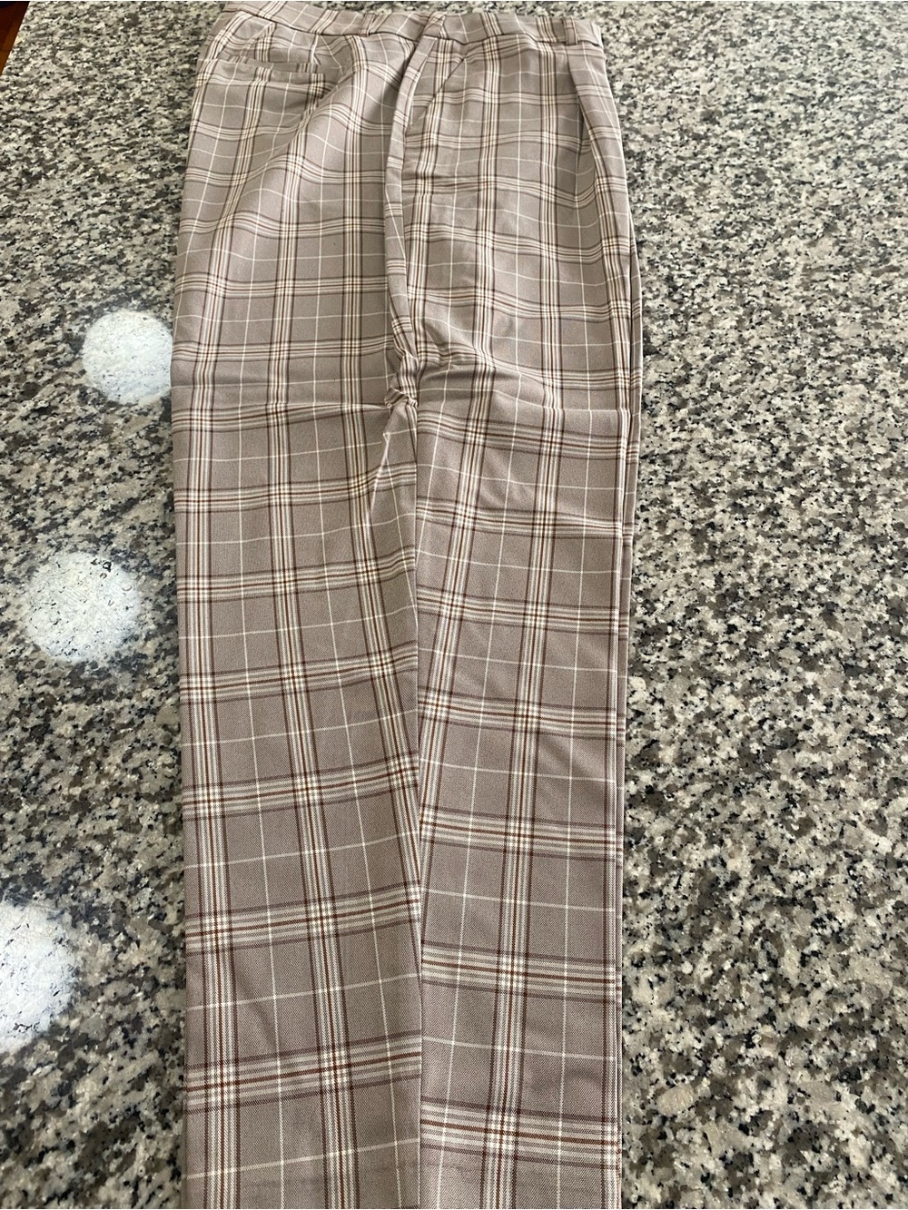 Cato Taupe Plaid Men's Dress Pants